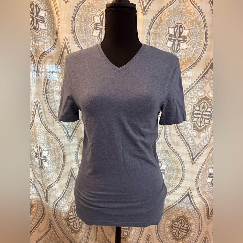 H&M Heather Blue Short Sleeve Tee XS